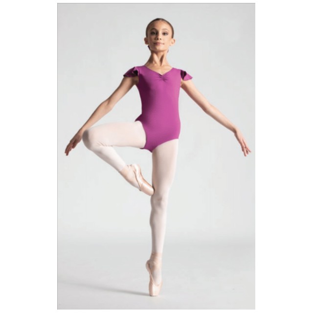 Ballet Rosa Dames Balletpakje met Vlindermouwen en Pinch Melodie