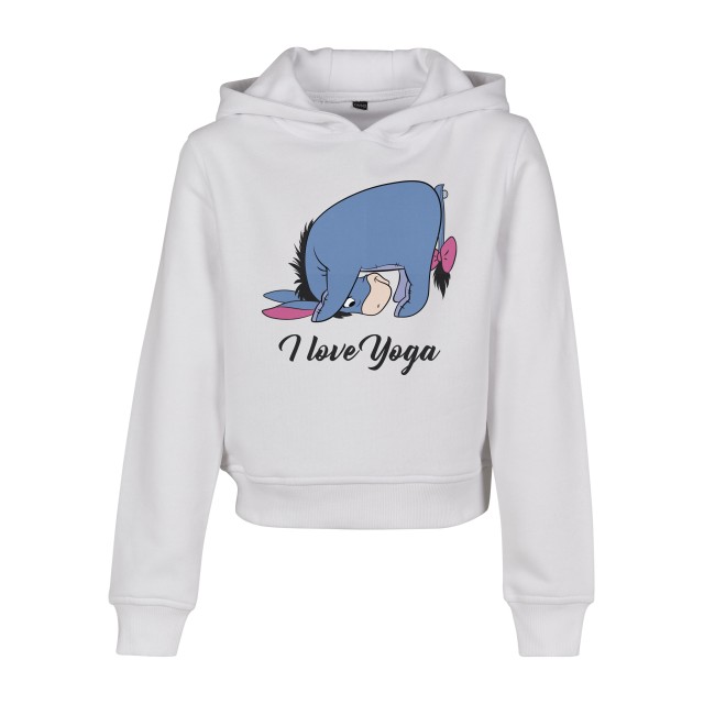 Urban Classics kinderen Cropped Hoody I Love Yoga