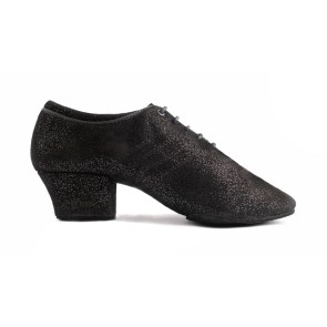 Portdance PD008 Zwart Nubuck Glam Latin Dansschoenen