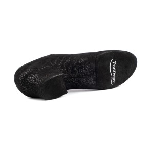 Portdance PD008 Zwart Nubuck Glam Latin Dansschoenen voor Heren