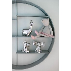 Zilverstad 6011060  Spaarpot Zebra zilver kleur