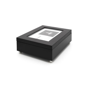 Zilverstad Keesape memory box met graveerplaatje