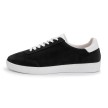 Suny Anna Kern 7015 Geitensuède Zwarte Danssneakers met Volledig Zool