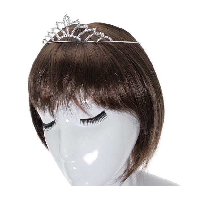 Alista Tiara Kroontje met Strass Zilverkleurig 25009