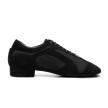 PD VICTOR DA SILVA Zwart Nubuck Mesh heren Dansschoenen