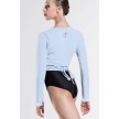 wear moi Menuet daes balletvest wikkel lichtblauw