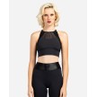Lulli LUF692 Dames Hoge Hals Crop Top Sienna