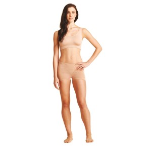 capezio 3513 naadloze short onderbroekje voor dansen dames 