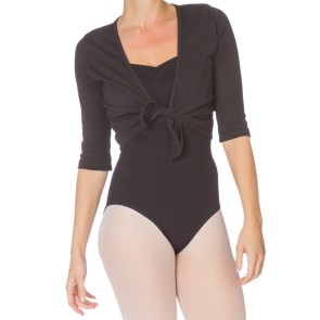 Papillon PA2051 Zwart Wikkelvest voor Dames met Halve Mouwen