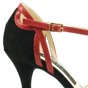 Dansschoenen Isabel Nueva Epoca Rood enkelbandje