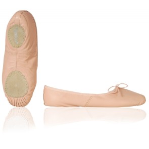 Papillon PA1002 Lederen Balletschoenen met Splitzool Roze