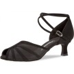 Diamant 020-077-040 dames latin dansschoenen zwart mesh