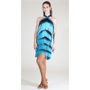 Santoria Virginiana Latin Fringe Dress DR7042
