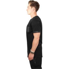 Urban Classics Long Shaped Leather Imitation Tee