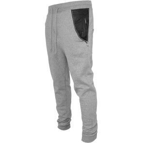 Urban Classics Side Zip Leather Pocket Sweatpant