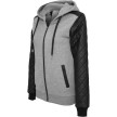 Urban Classics Diamond Leather Imitation Sleeve Zip Hoody
