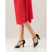 Werner Kern Dalia zwarte dansschoenen voor dames zwart klassiek model flare hak 6,5 cm