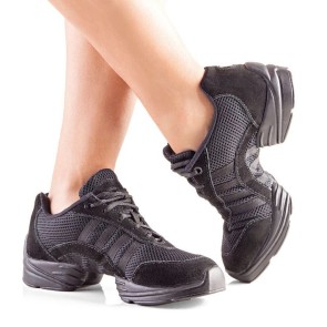 SoDanca So Danca DK70 Zwarte Danssneaker met Splitzool voor Dames