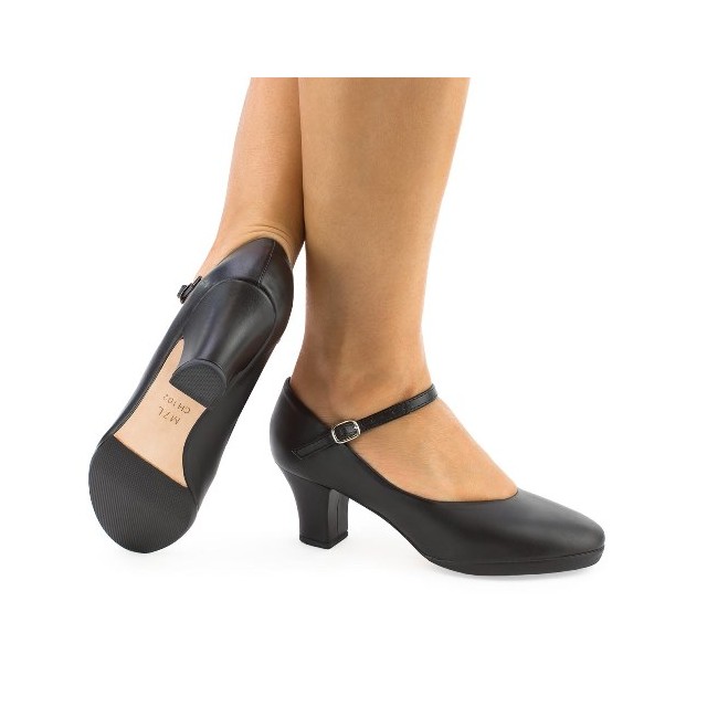 So Danca Dames Character Dansschoenen CH102 met Rubber Profiel