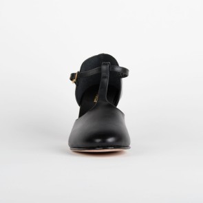 Character schoenen voor dans SoDanca CH56 Black met gesloten neus