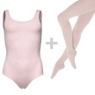 Alista Balletkleding setje 4 met roze balletpakje Papillon en balletpanty