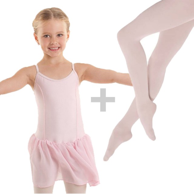 Balletkleding set 5 Alista Cinderella balletjurkje en basis balletpanty