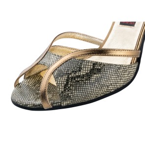 Nueva Epoca Penelope Dansschoenen voor Dames open teen opvallende dansschoenen
