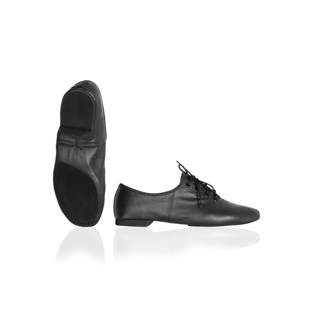 Papillon PA1214 zwarte jazzschoenen leer