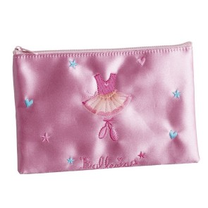 Katz Roze satijn ballerina etui