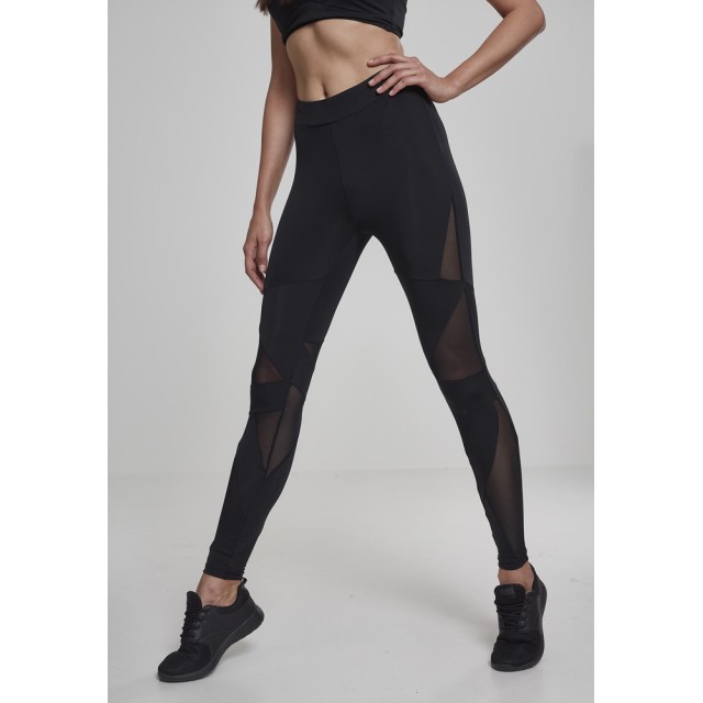 Urban Classics Dames Triangle Tech Mesh Leggings