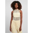 Urban Classics Ladies Laces Body softyellow voorkant