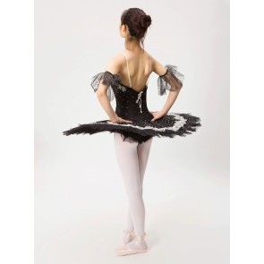 Sansha Black Swan Professionele Tutu Achterkant