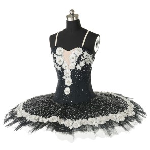 Sansha Black Swan Professionele Tutu Zwart met Goud