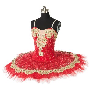 Sansha Passion Rode Professionele Tutu Bloemenprint