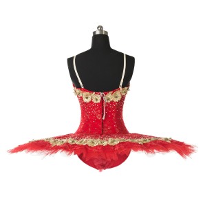 Sansha Passion Rode Professionele Tutu Rug met Koordje