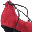 Nueva Epoca Dunja dames dansschoenen rood suede