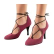 Nueva Epoca Dunja Dames Dansschoenen tango strappy sandal met dichte neus hoge hak