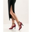 Nueva Epoca Dunja Latin dansschoenen voor Dames danshakken met veters ballerina model