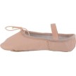 Papillon Kinderballetschoenen van Leer met Doorlopende Zool PK1000 roze