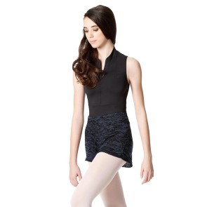 Lulli Dames knitted Warm-Up Shorts Blauw