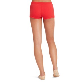 Capezio Laag uitgesneden Shorts rood achter