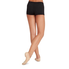 Capezio Laag uitgesneden Shorts zwart achter