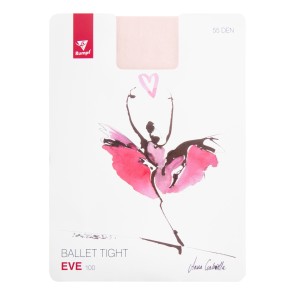 Rumpf Eve roze balletpanty met volledige voet RU100