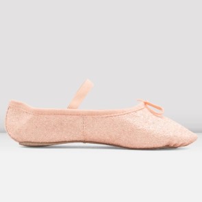 Bloch Meisjes Glitter Balletschoen S0291G roze
