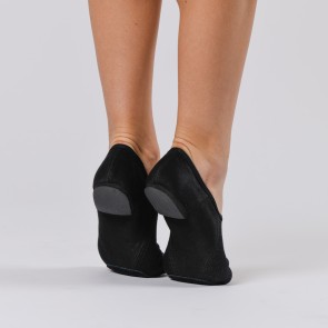 Dansez-Vous Jazz schoenen Jueni zwart met rubberen hak
