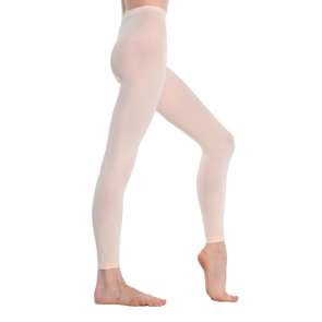 Dansez-Vous P102 Voetloze Balletpanty roze platte naden