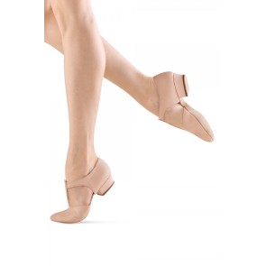 Bloch S0407L griekse sandaal met hak roze splitzool 