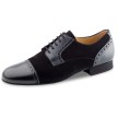 heren dansschoenen werner kern in tweekleurig zwart leder met suede 28051 bb