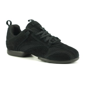 Rumpf Zwarte Danssneakers Splitzool - Trainingsschoen Salsa, Zumba, Streetdance - Unisex -  Nero