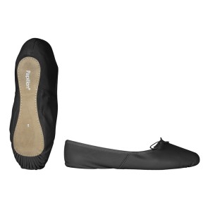 Papillon Kinderballetschoenen met Doorlopende Zool PK1000 zwart SALE